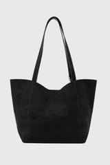 Faux Suede Tote