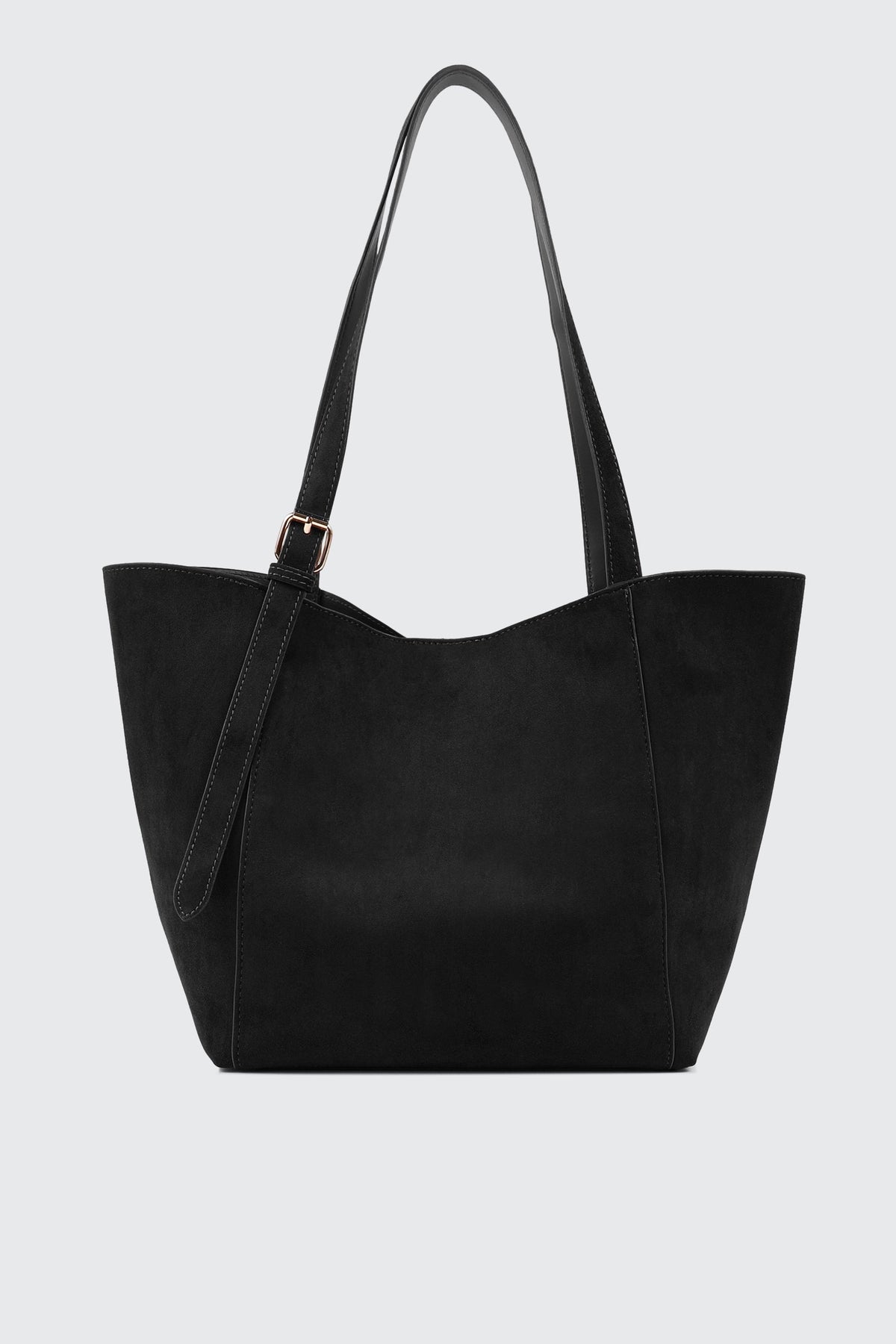 Faux Suede Tote