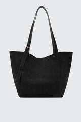 Faux Suede Tote