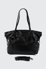 Slouchy Faux Leather Tote