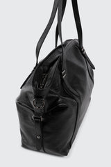 Slouchy Faux Leather Tote