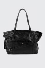 Slouchy Faux Leather Tote