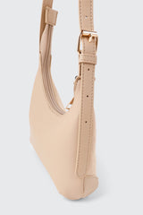 Faux Suede Shoulder Bag