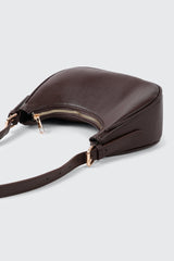 Faux Leather Shoulder Bag