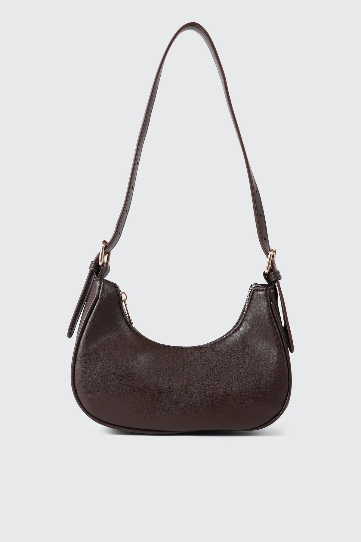 Faux Leather Shoulder Bag