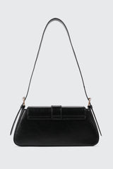 Faux Leather Shoulder Bag