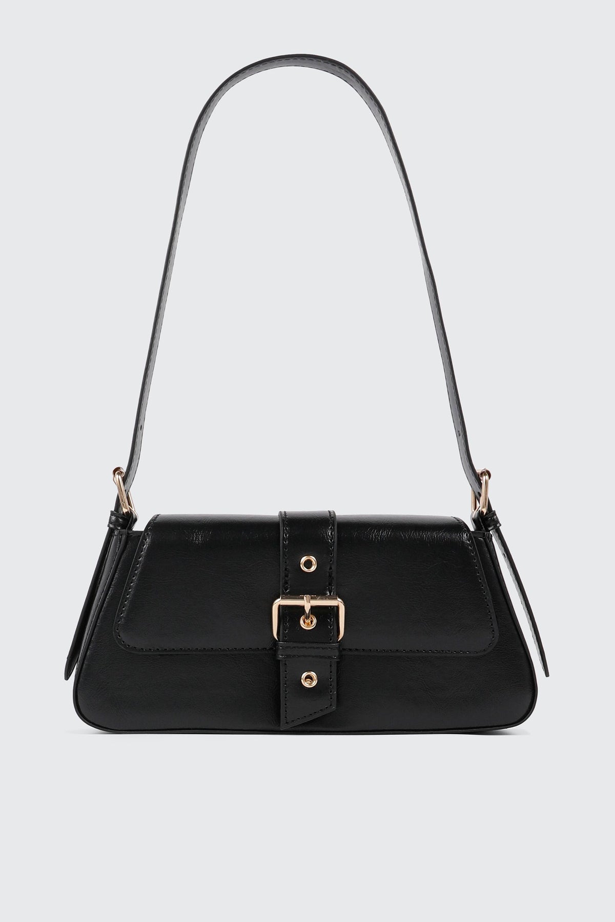 Faux Leather Shoulder Bag