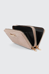 Textured Zip Wallet