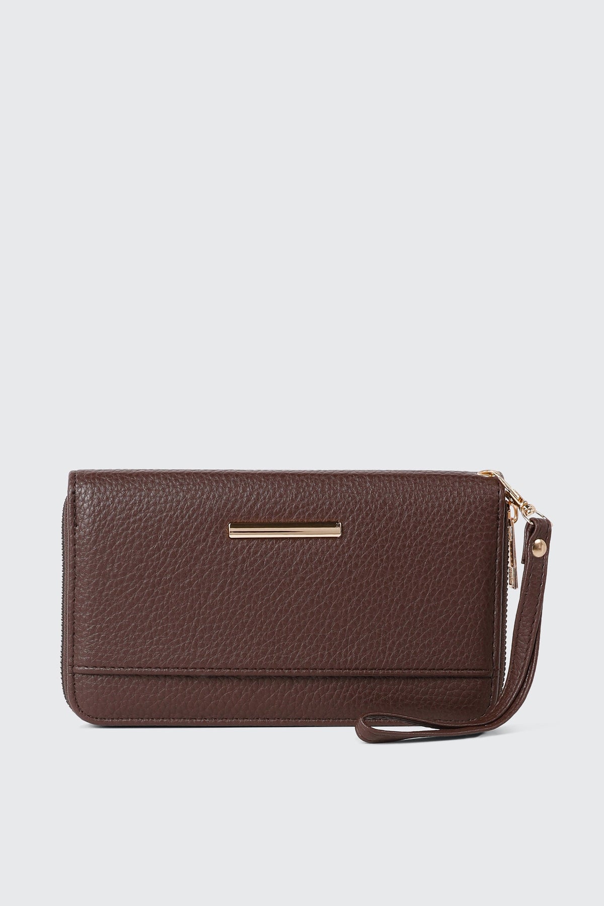 Pebbled Zip Wallet
