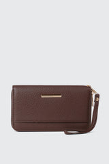 Pebbled Zip Wallet