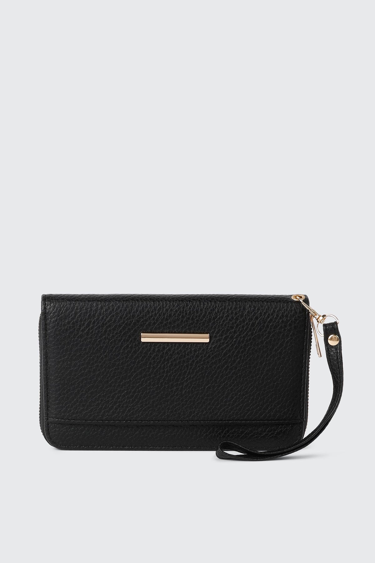 Pebbled Zip Wallet