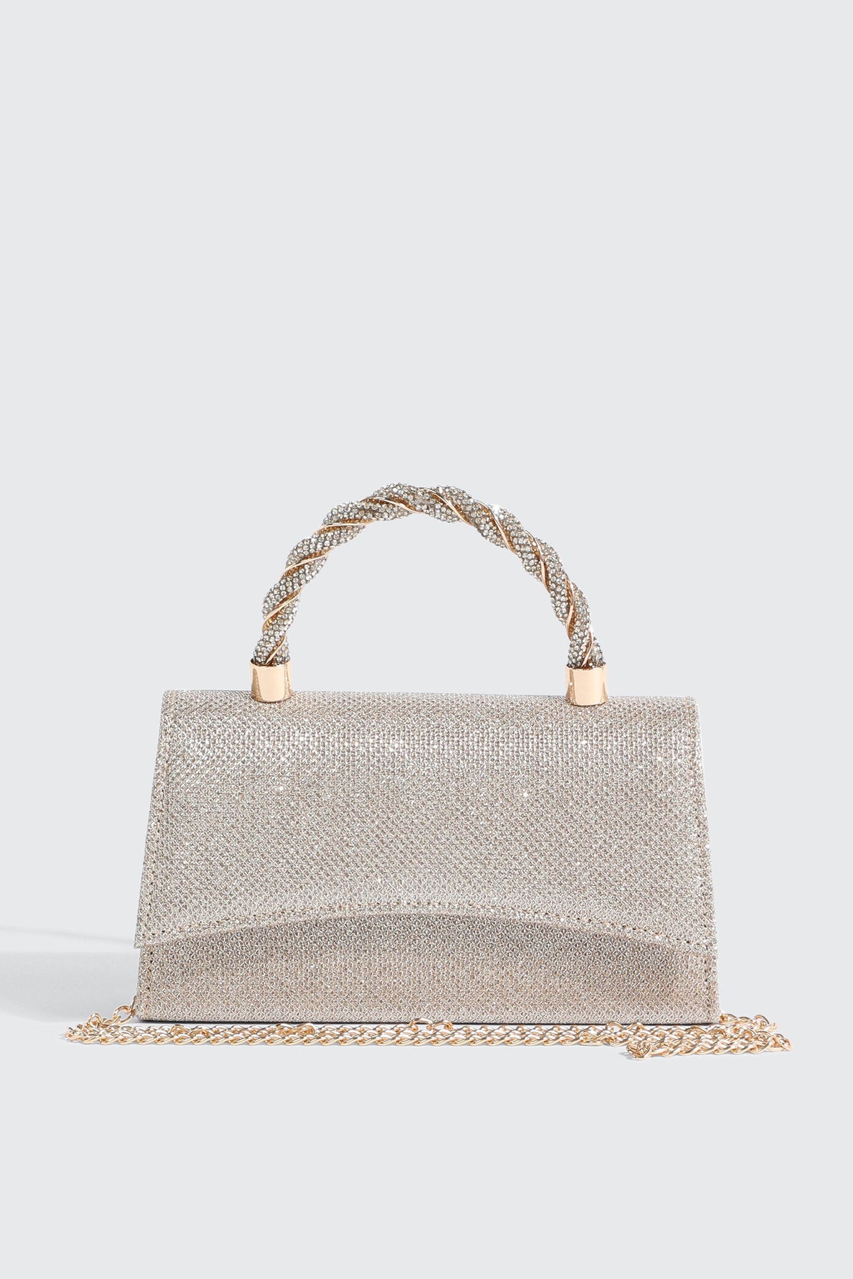 Mesh Glitter Occasion Bag