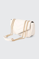 Smooth Faux Leather Crossbody Bag