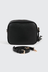 Pebbled PU Crossbody Bag