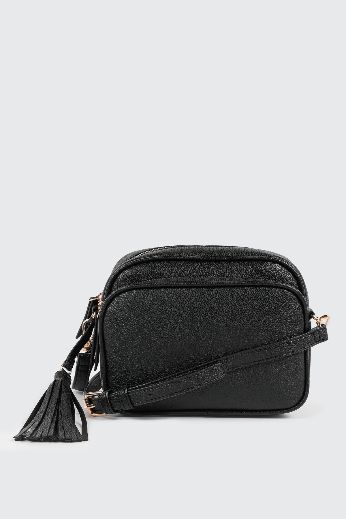 Pebbled PU Crossbody Bag