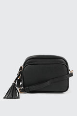 Pebbled PU Crossbody Bag
