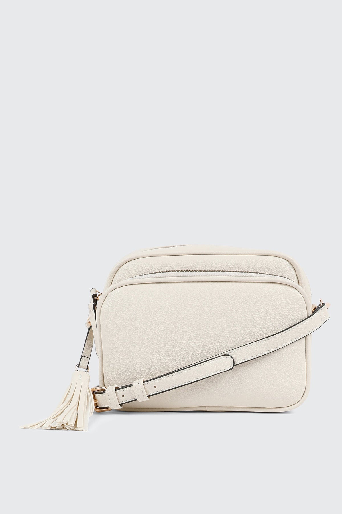 Pebbled PU Crossbody Bag