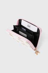 Compact Bear Print Zip Wallet