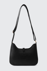 Smooth Faux Leather Crossbody Bag