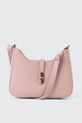 Smooth Faux Leather Crossbody Bag